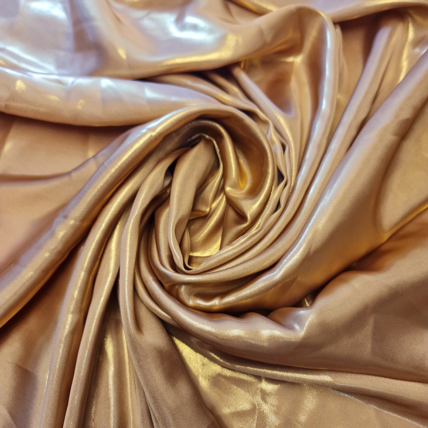 Shimmer Foil Satin Fabric – 58" Wide Glossy Dress, Décor & Craft Material by the Metre