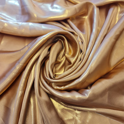 Shimmer Foil Satin Fabric – 58" Wide Glossy Dress, Décor & Craft Material by the Metre