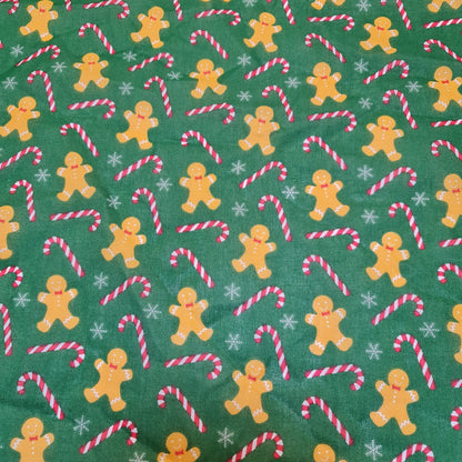 Christmas Festive Polycotton Print Fabric – 44" Wide Craft & Dressmaking Material by the Metre