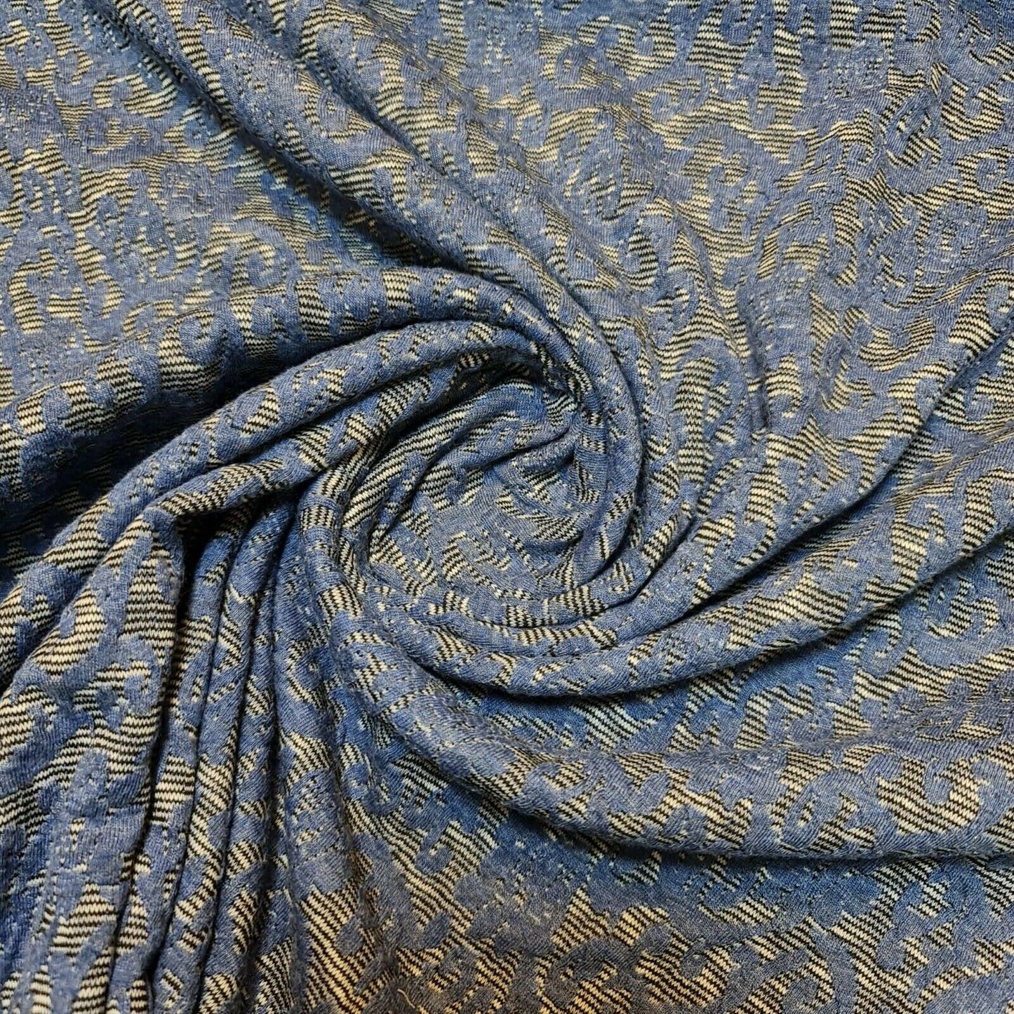 Cotton & Viscose Jersey Stretch Knit Fabric for Baby Grow, Dresses & T-Shirt Sewing