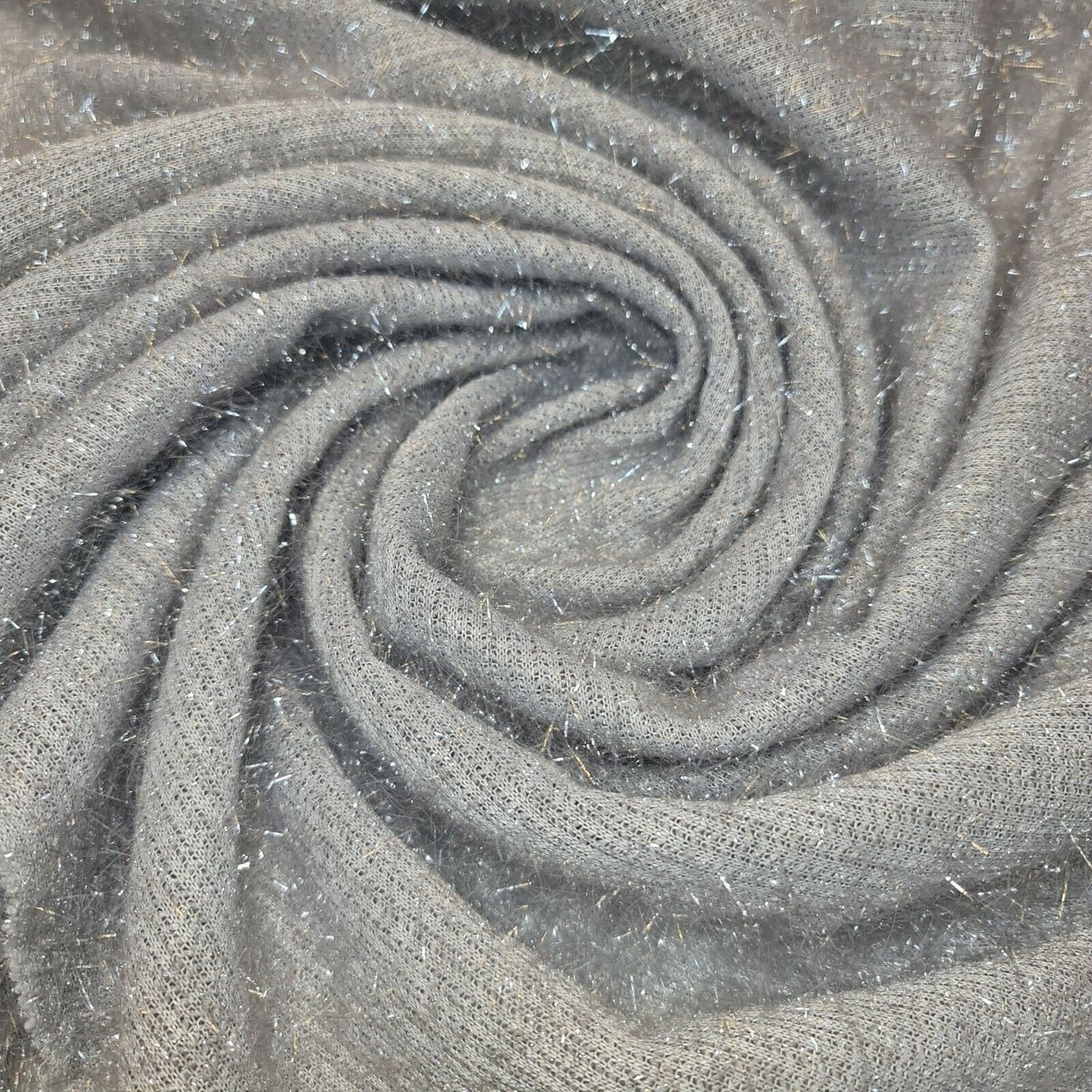 Tinsel Sparkle Glitter Poly Viscose Jersey Fabric – Dress & Décor Material 58" Wide