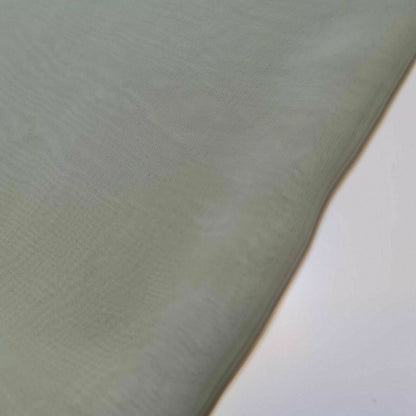 Sheer Poly Crepe Chiffon Fabric – Semi-Transparent, Lightweight 44" Wide for Dress, Draping & Craft