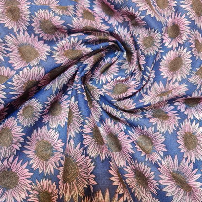Printed Polycotton Fabric – 44" Wide – Floral, Animal, Nautical, Stars, Stripes, Fruit & Seasonal Craft Material by the Metre