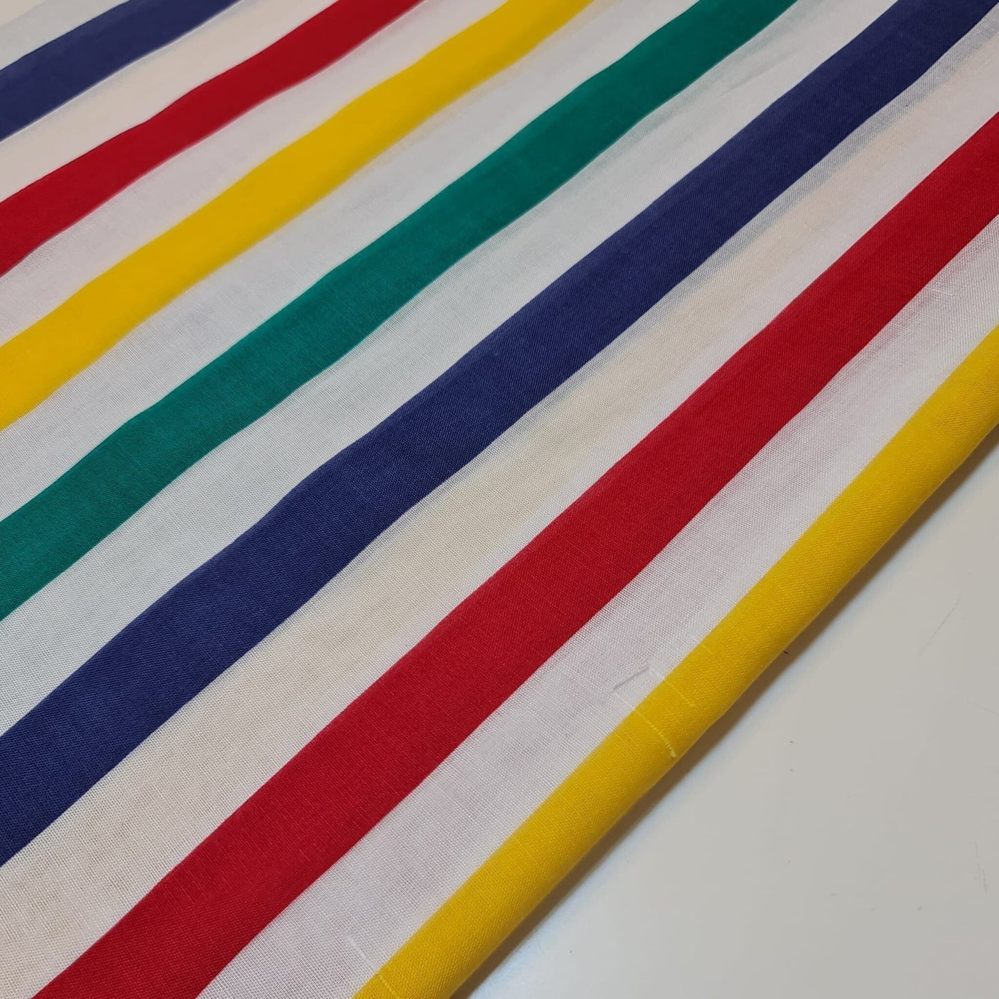 Striped Polycotton Fabric – Candy & Wide Stripe Variants – 45" Wide Dressmaking & Craft Material