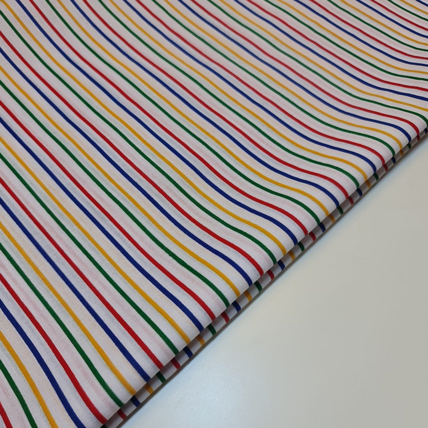 Striped Polycotton Fabric – Candy & Wide Stripe Variants – 45" Wide Dressmaking & Craft Material