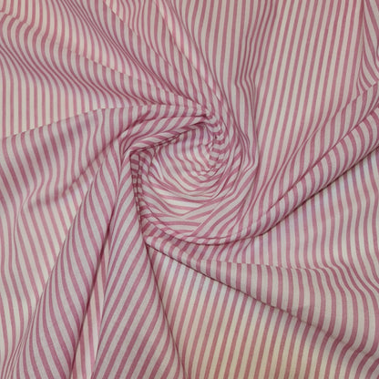 Striped Polycotton Fabric – Candy & Wide Stripe Variants – 45" Wide Dressmaking & Craft Material