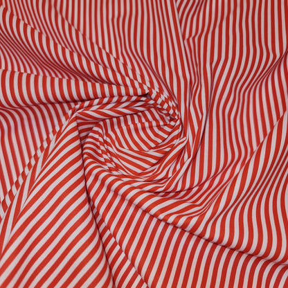 Striped Polycotton Fabric – Candy & Wide Stripe Variants – 45" Wide Dressmaking & Craft Material