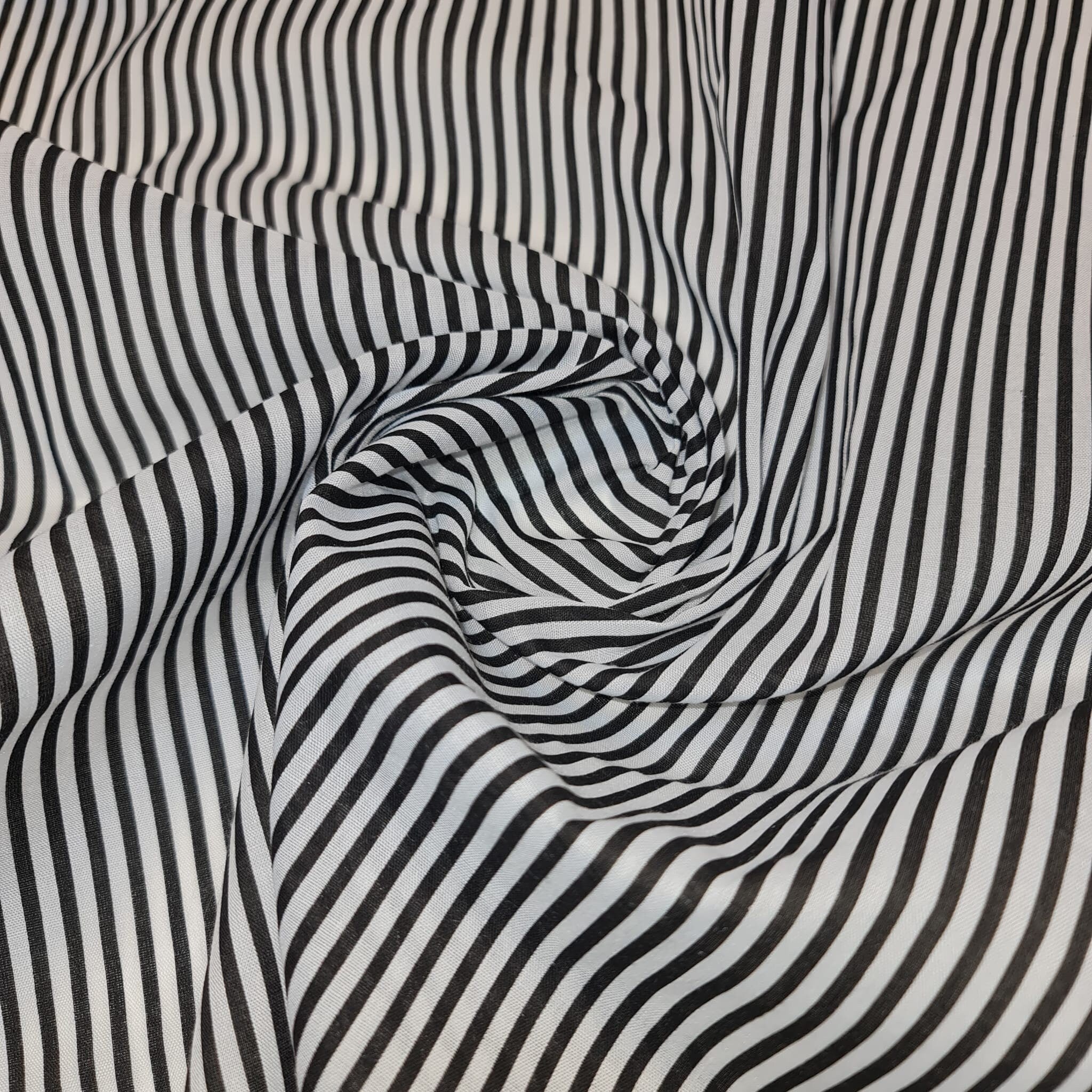 Striped Polycotton Fabric – Candy & Wide Stripe Variants – 45