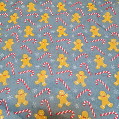 Christmas Festive Polycotton Print Fabric – 44" Wide Craft & Dressmaking Material by the Metre