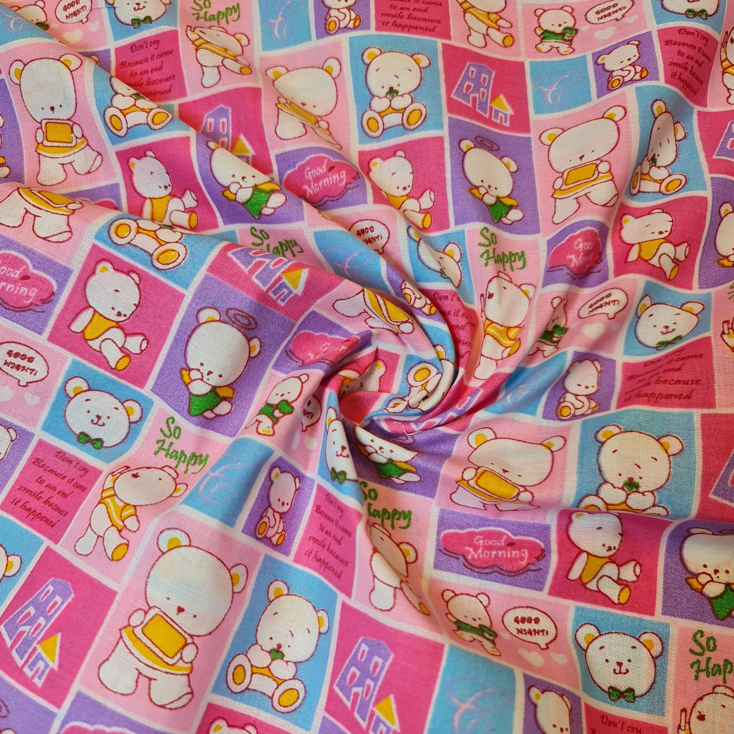 Kids Print 100% Cotton Poplin Fabric | 44