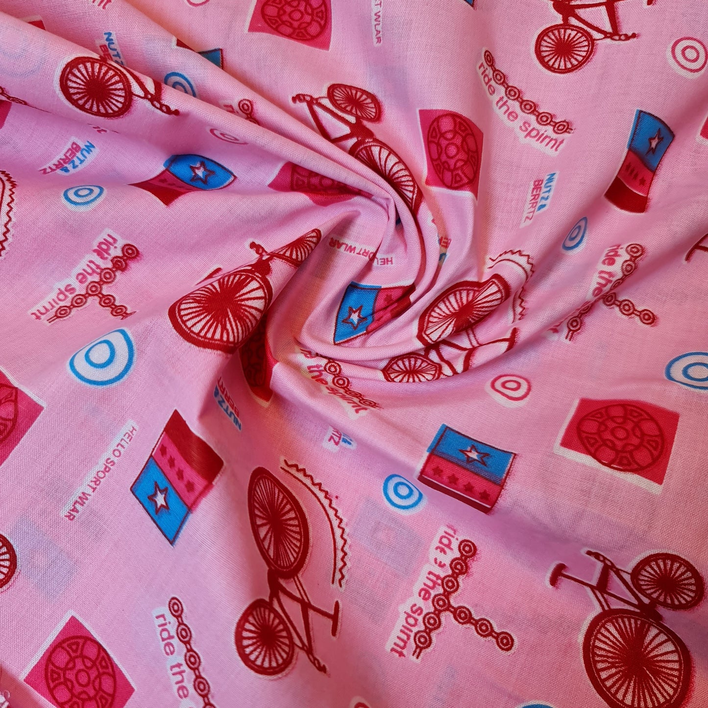 Kids Print 100% Cotton Poplin Fabric – Rabbit Print, 44" Wide Soft Dressmaking & Craft Material by the Meter