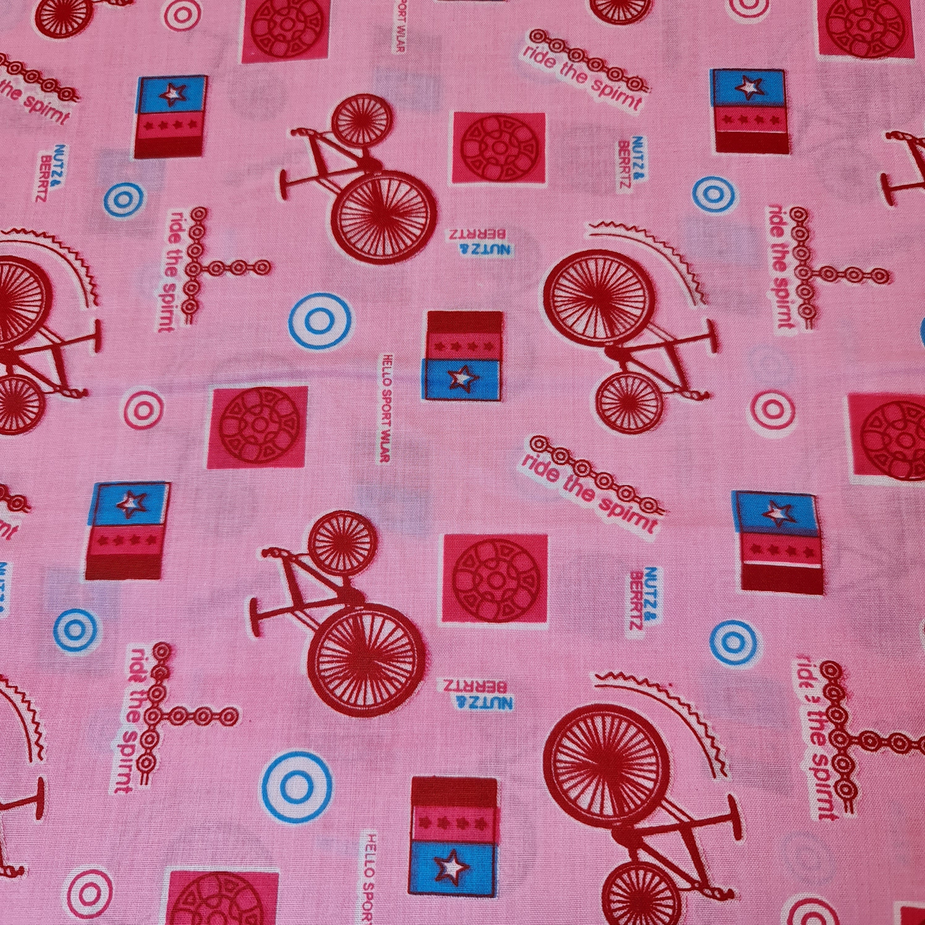 Kids Print 100% Cotton Poplin Fabric – Rabbit Print, 44