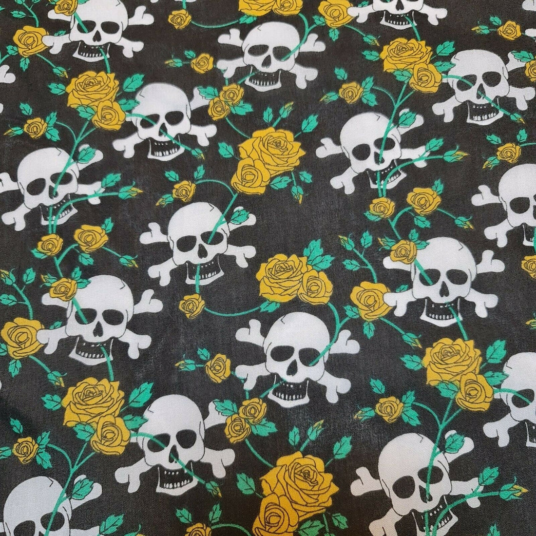 Printed Polycotton Fabric – 44" Wide – Floral, Animal, Nautical, Stars, Stripes, Fruit & Seasonal Craft Material by the Metre