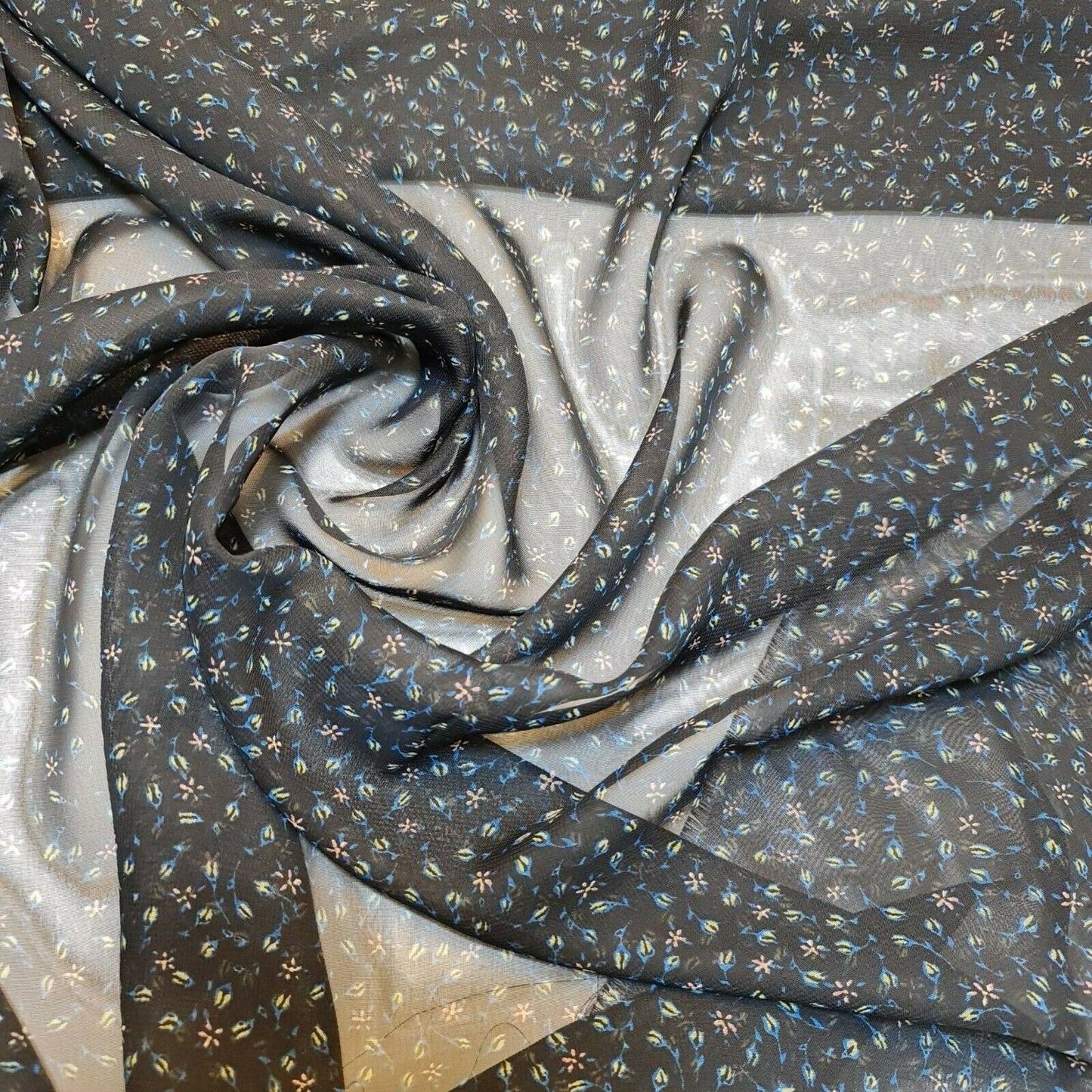 Floral, Polka, Animal & Paisley Printed Fabric – 58" Wide Georgette, Chiffon & Crepe Dress Material