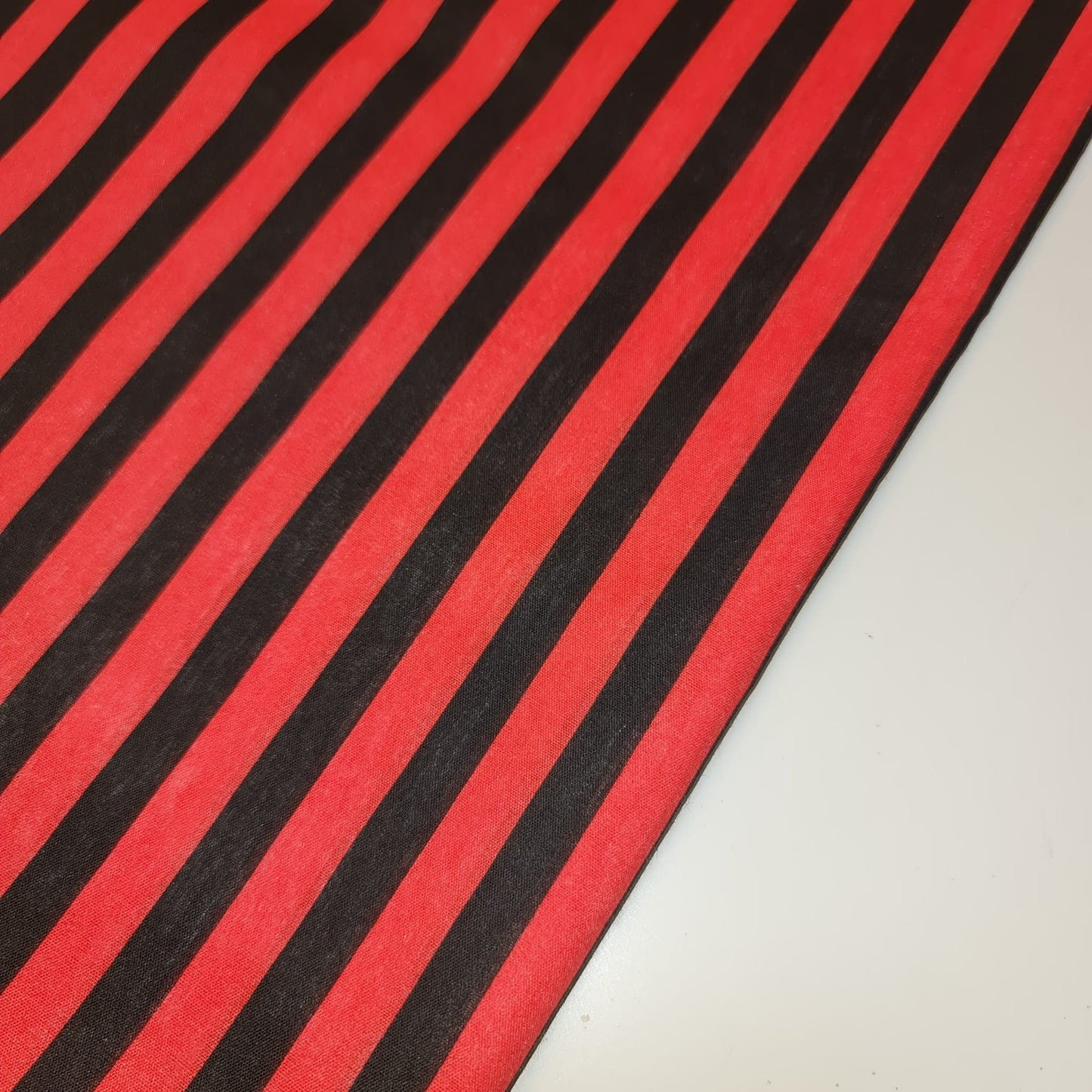 Striped Polycotton Fabric – Candy & Wide Stripe Variants – 45" Wide Dressmaking & Craft Material