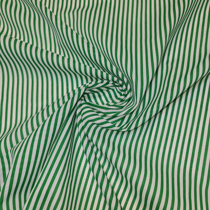 Striped Polycotton Fabric – Candy & Wide Stripe Variants – 45" Wide Dressmaking & Craft Material