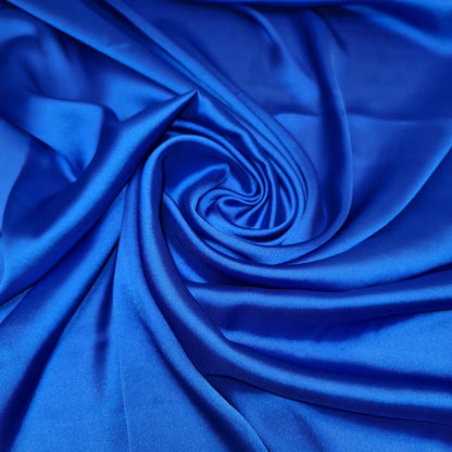 Silky Charmeuse Satin Fabric – 44" Wide Luxury Glossy Silk-Like Weave for Bridal Dress, Draping & Décor
