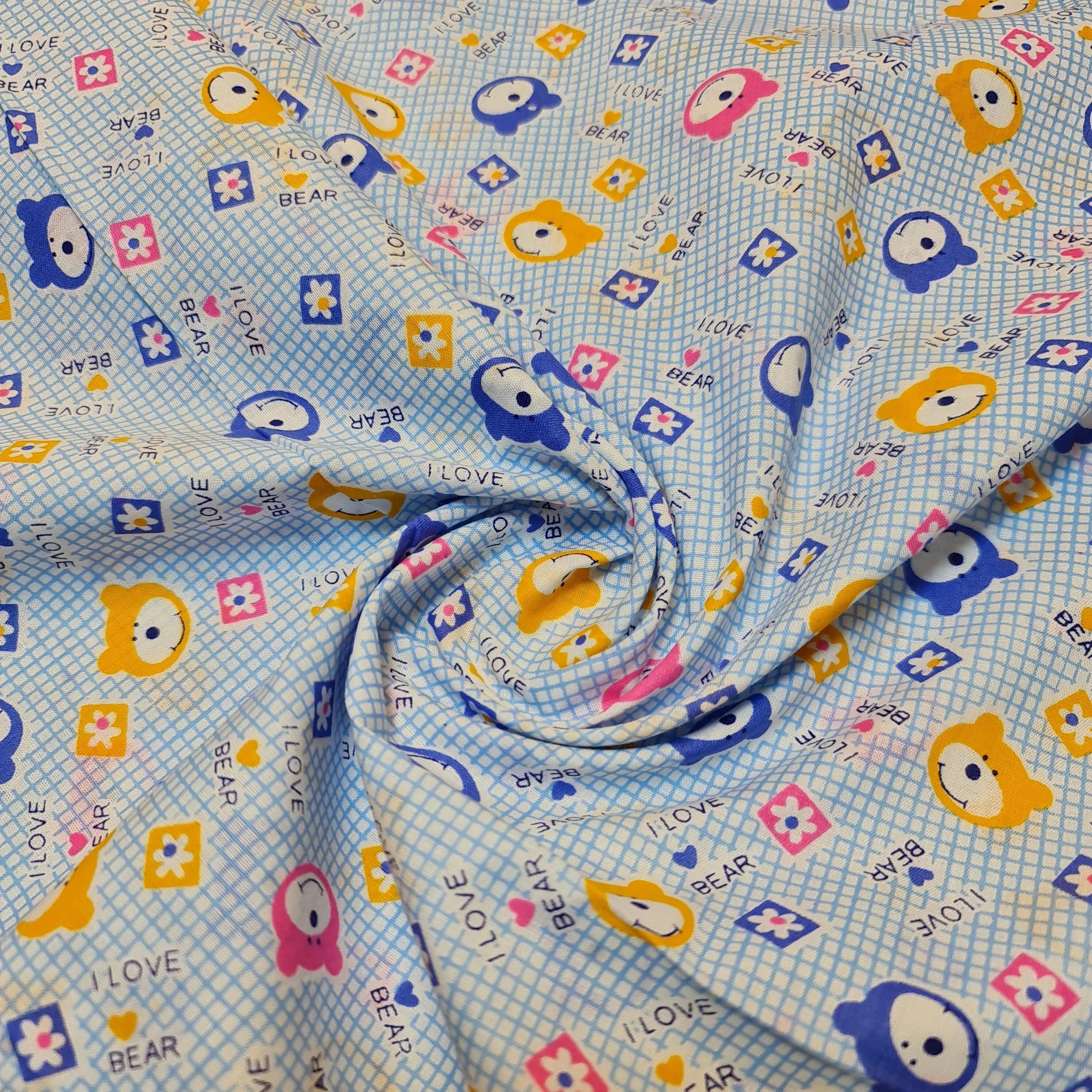 Kids Print 100% Cotton Poplin Fabric | 44
