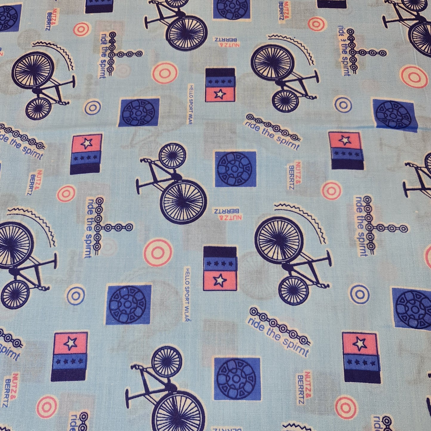 Kids Print 100% Cotton Poplin Fabric – Rabbit Print, 44" Wide Soft Dressmaking & Craft Material by the Meter
