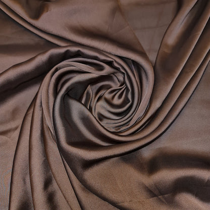 Silky Charmeuse Satin Fabric – 44" Wide Luxury Glossy Silk-Like Weave for Bridal Dress, Draping & Décor