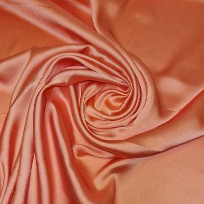 Silky Charmeuse Satin Fabric – 44" Wide Luxury Glossy Silk-Like Weave for Bridal Dress, Draping & Décor