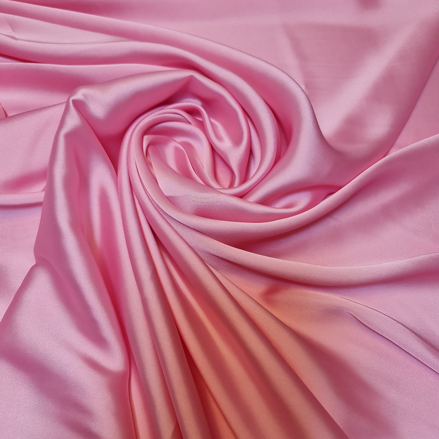 Silky Charmeuse Satin Fabric – 44" Wide Luxury Glossy Silk-Like Weave for Bridal Dress, Draping & Décor