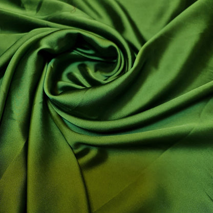 Silky Charmeuse Satin Fabric – 44" Wide Luxury Glossy Silk-Like Weave for Bridal Dress, Draping & Décor