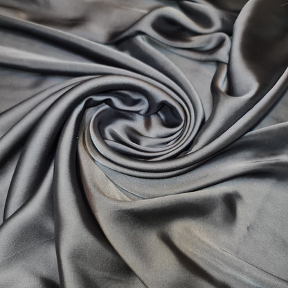 Silky Charmeuse Satin Fabric – 44" Wide Luxury Glossy Silk-Like Weave for Bridal Dress, Draping & Décor
