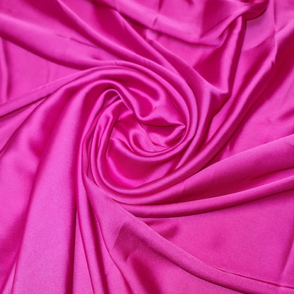 Silky Charmeuse Satin Fabric – 44" Wide Luxury Glossy Silk-Like Weave for Bridal Dress, Draping & Décor