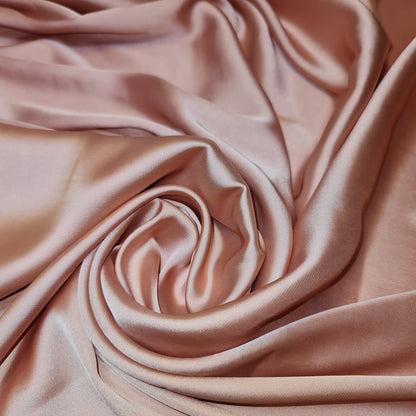 Silky Charmeuse Satin Fabric – 44" Wide Luxury Glossy Silk-Like Weave for Bridal Dress, Draping & Décor