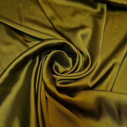 Silky Charmeuse Satin Fabric – 44" Wide Luxury Glossy Silk-Like Weave for Bridal Dress, Draping & Décor