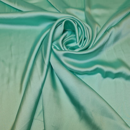 Silky Charmeuse Satin Fabric – 44" Wide Luxury Glossy Silk-Like Weave for Bridal Dress, Draping & Décor