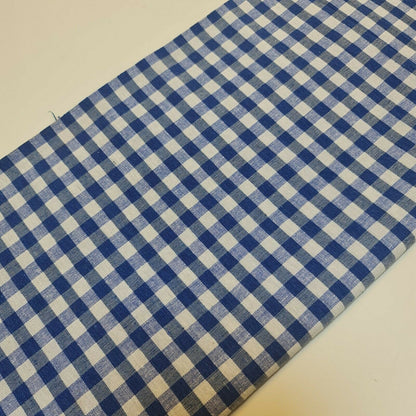 100% Cotton Gingham 1/8" Check Plaid Fabric – Parna Patka Turban Dastaar Cloth for Sewing & Crafts (23 Meter Roll)