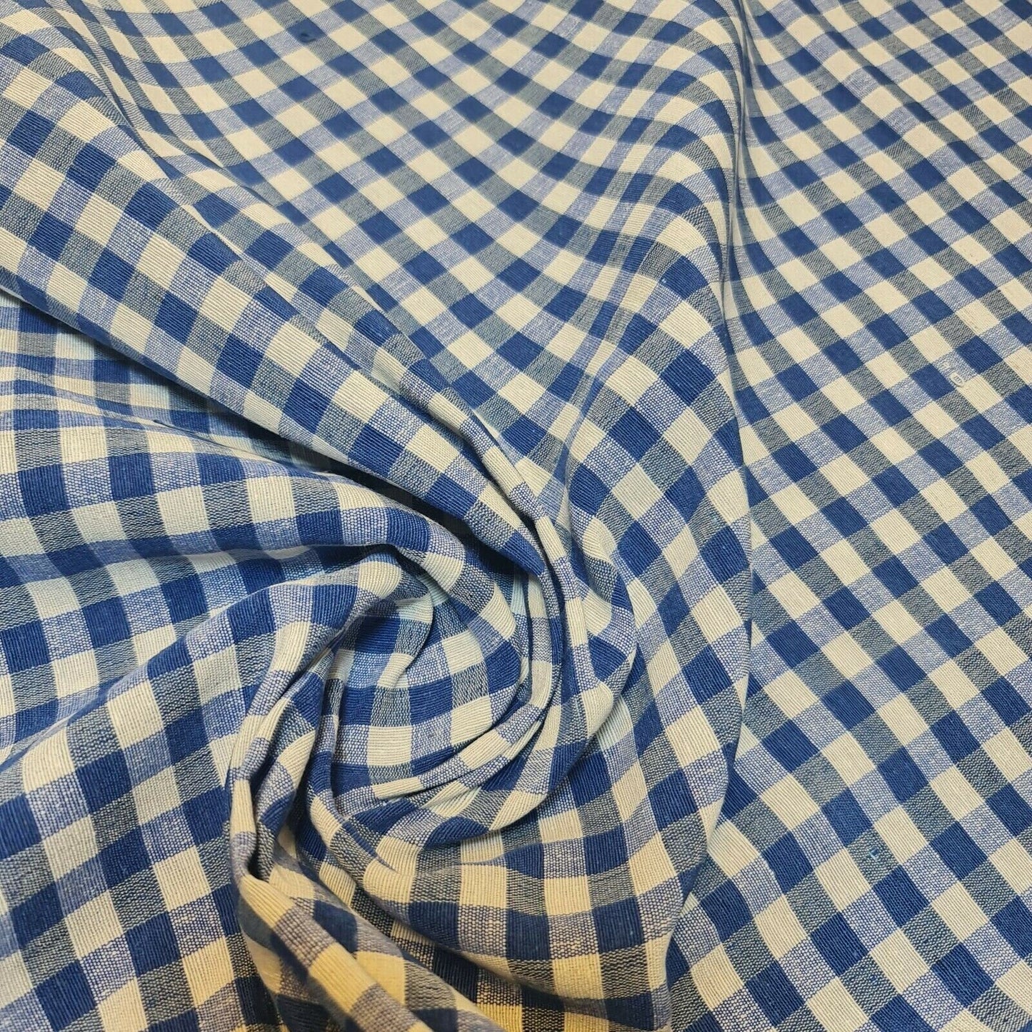 100% Cotton Gingham 1/8" Check Plaid Fabric – Parna Patka Turban Dastaar Cloth for Sewing & Crafts (23 Meter Roll)