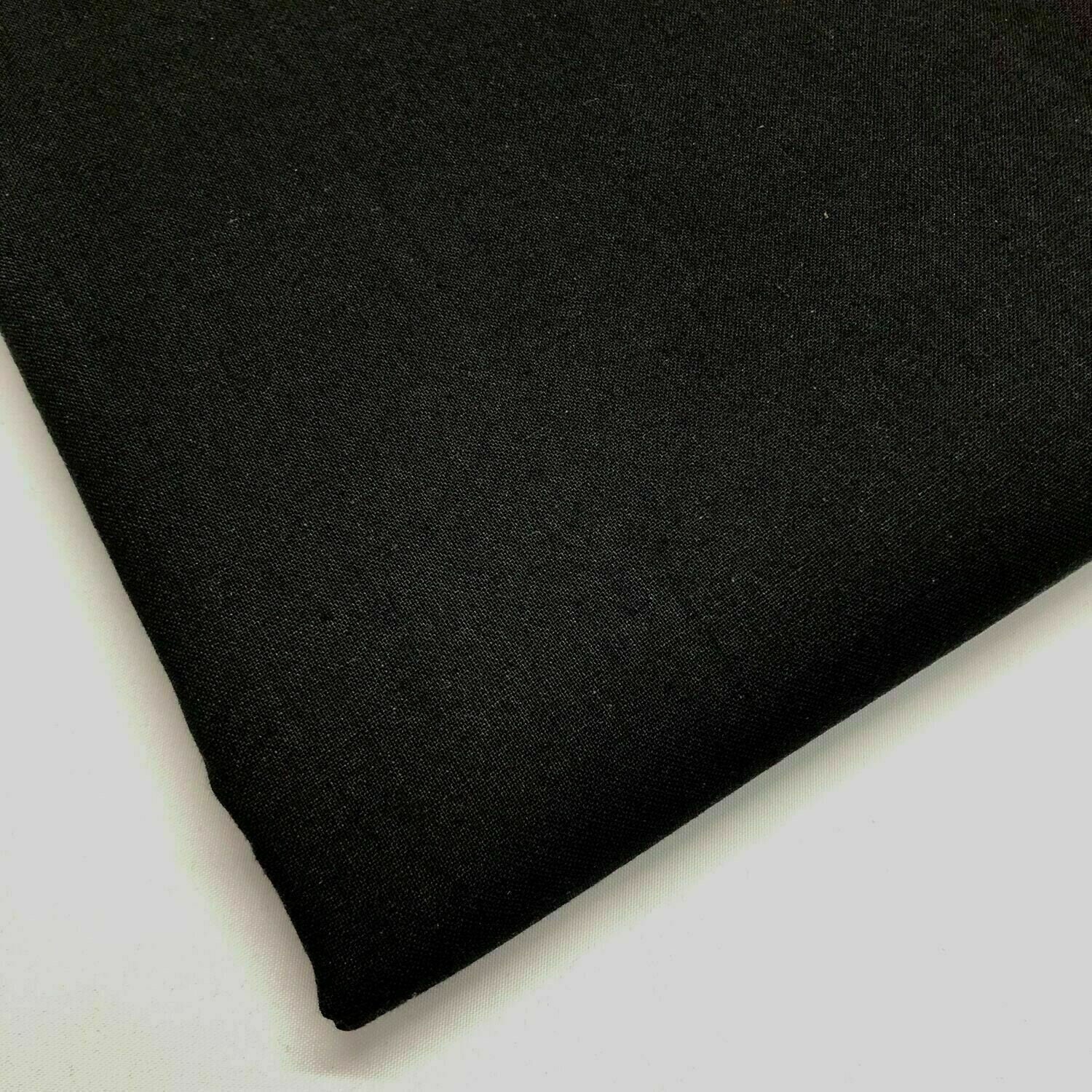 Cotton Calico Canvas Fabric – 58” Wide | Natural, Black & White | Medium-Heavy Weight Craft Material
