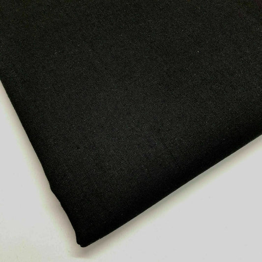 Cotton Calico Canvas Fabric – 58” Wide | Natural, Black & White | Medium-Heavy Weight Craft Material