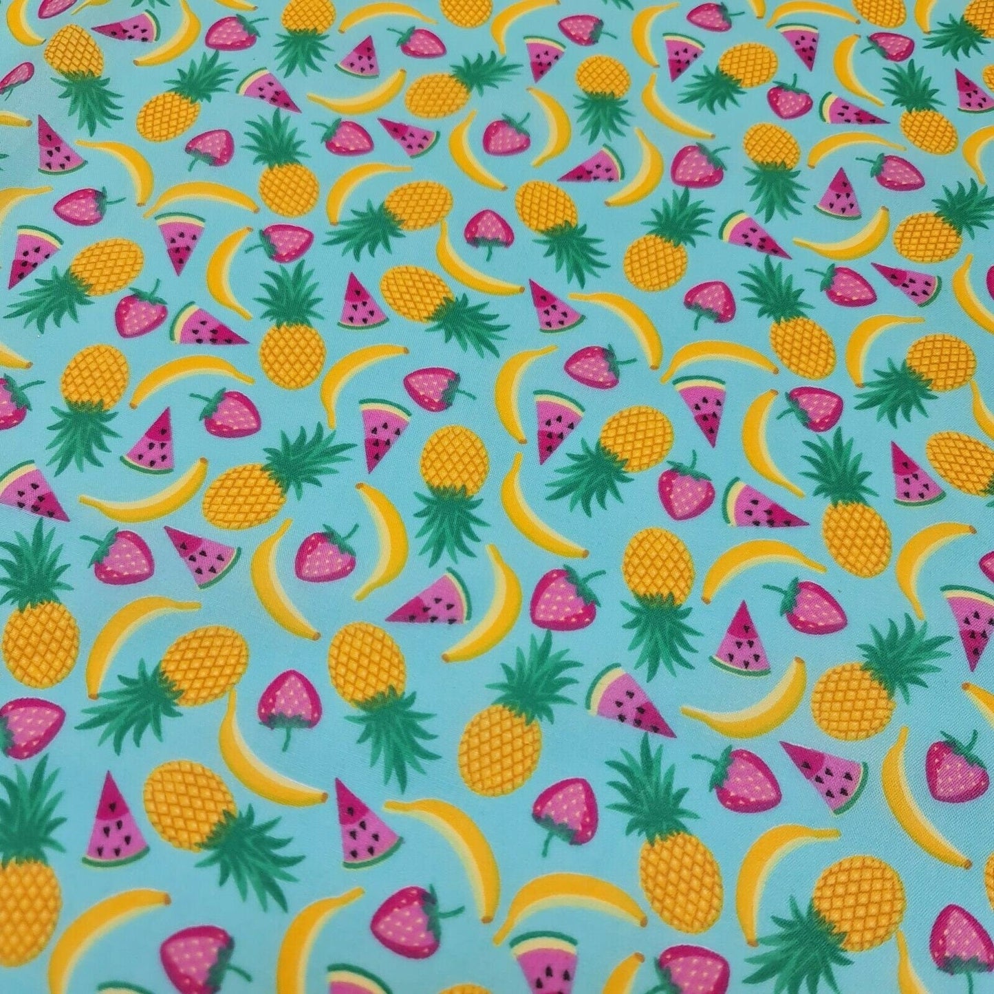 Printed Polycotton Fabric – 44" Wide – Floral, Animal, Nautical, Stars, Stripes, Fruit & Seasonal Craft Material by the Metre