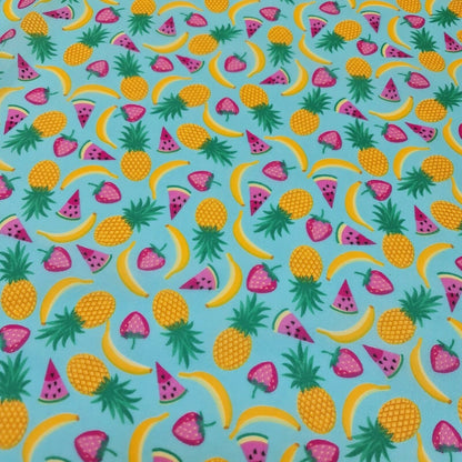 Printed Polycotton Fabric – 44" Wide – Floral, Animal, Nautical, Stars, Stripes, Fruit & Seasonal Craft Material by the Metre