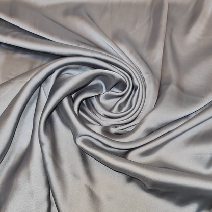 Silky Charmeuse Satin Fabric – 44" Wide Luxury Glossy Silk-Like Weave for Bridal Dress, Draping & Décor