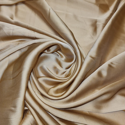 Silky Charmeuse Satin Fabric – 44" Wide Luxury Glossy Silk-Like Weave for Bridal Dress, Draping & Décor