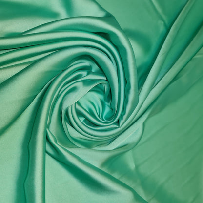 Silky Charmeuse Satin Fabric – 44" Wide Luxury Glossy Silk-Like Weave for Bridal Dress, Draping & Décor