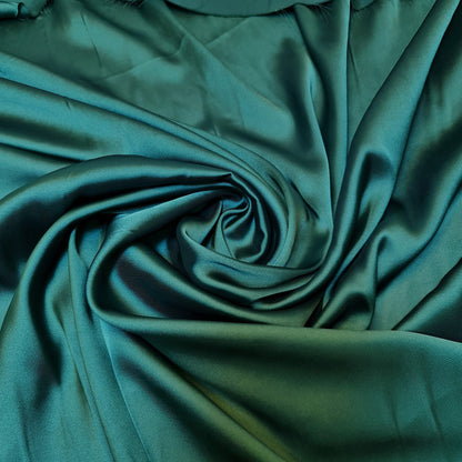 Silky Charmeuse Satin Fabric – 44" Wide Luxury Glossy Silk-Like Weave for Bridal Dress, Draping & Décor
