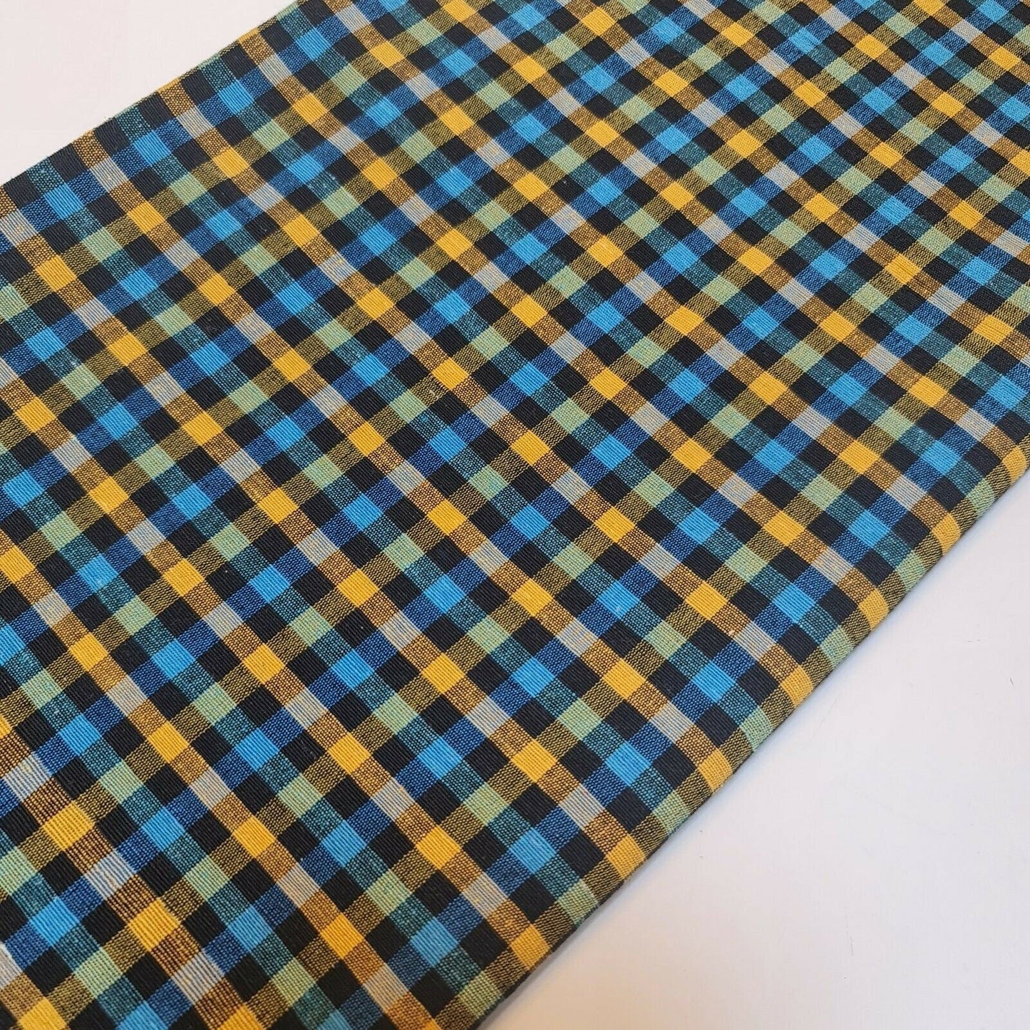 100% Cotton Gingham 1/8" Check Plaid Fabric – Parna Patka Turban Dastaar Cloth for Sewing & Crafts (23 Meter Roll)
