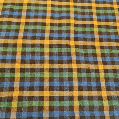 100% Cotton Gingham 1/8" Check Plaid Fabric – Parna Patka Turban Dastaar Cloth for Sewing & Crafts (23 Meter Roll)
