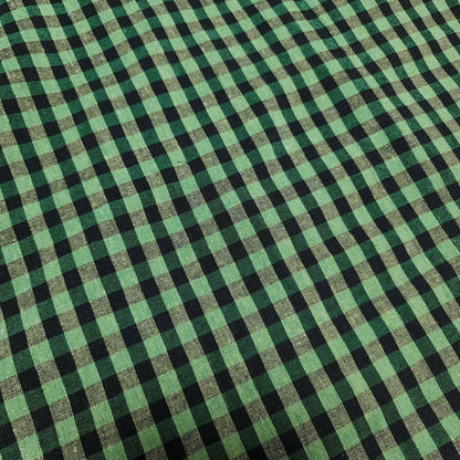 100% Cotton Gingham 1/8" Check Plaid Fabric – Parna Patka Turban Dastaar Cloth for Sewing & Crafts (23 Meter Roll)