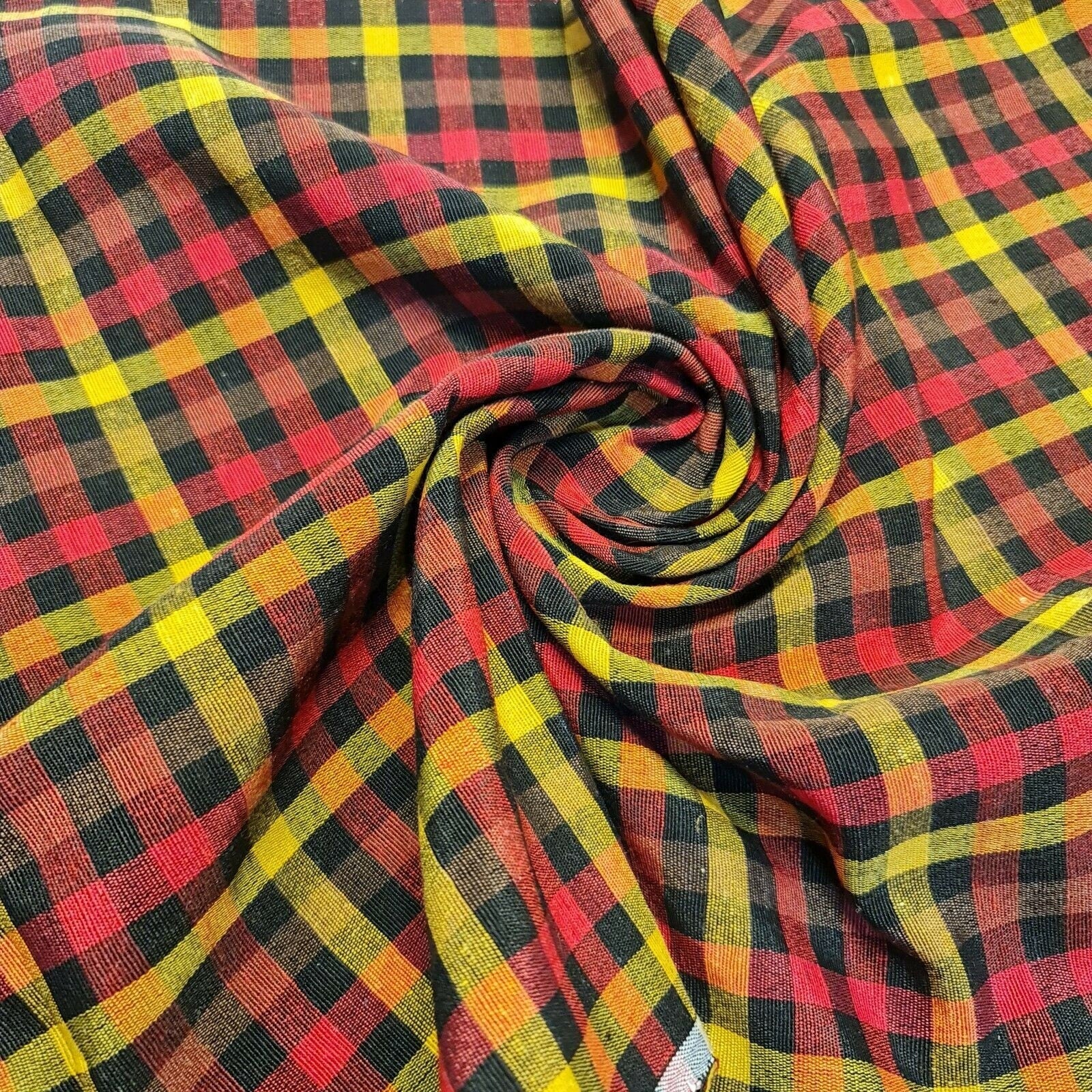 100% Cotton Gingham 1/8