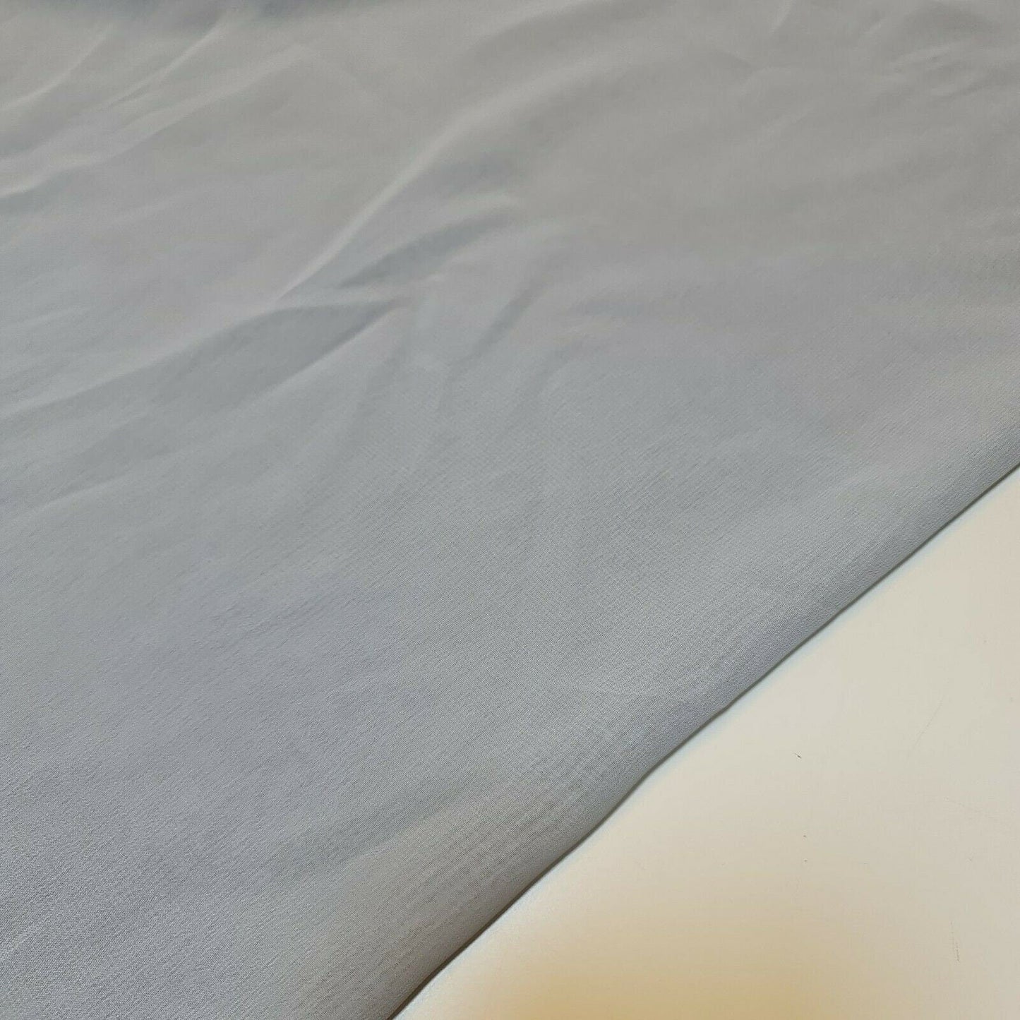 Sheer Poly Crepe Chiffon Fabric – Semi-Transparent, Lightweight 44" Wide for Dress, Draping & Craft