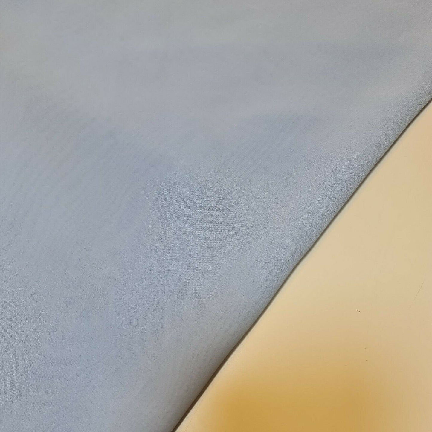 Sheer Poly Crepe Chiffon Fabric – Semi-Transparent, Lightweight 44" Wide for Dress, Draping & Craft