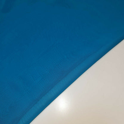 Sheer Poly Crepe Chiffon Fabric – Semi-Transparent, Lightweight 44" Wide for Dress, Draping & Craft