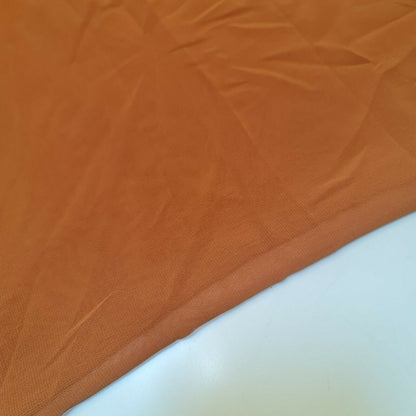Sheer Poly Crepe Chiffon Fabric – Semi-Transparent, Lightweight 44" Wide for Dress, Draping & Craft